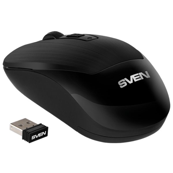 Мышь Sven RX-380W Черный Проводная, 1600 dpi photo 3
