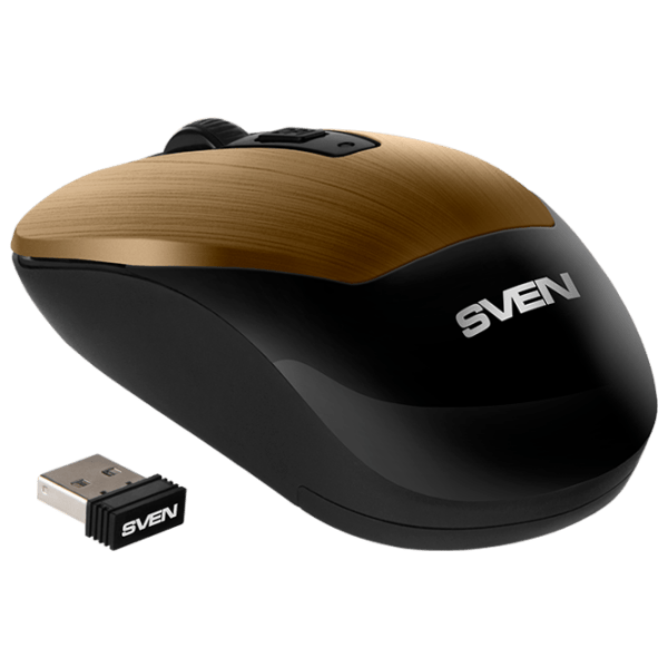 Мышь Sven RX-380W Бронзовый Проводная, 1600 dpi photo 3