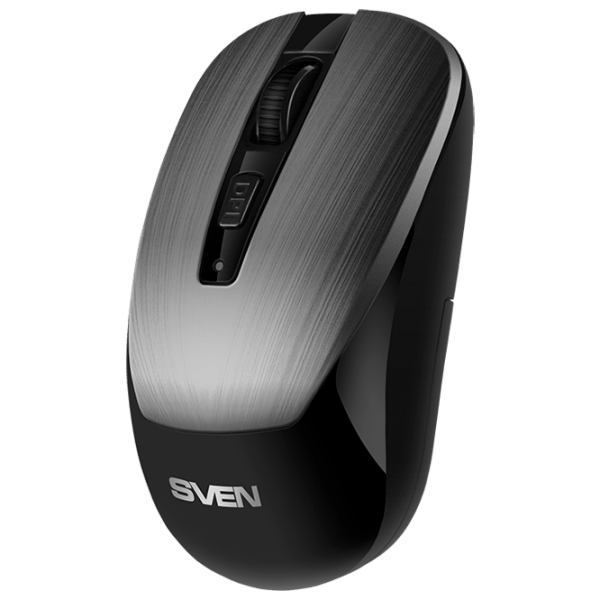 Mouse Sven RX-380W Dark Silver Cu fir, 1600 dpi photo 4