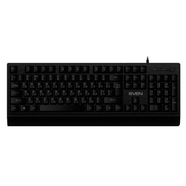 Tastatură Sven KB-C7150EL Black Gaming, Cu fir photo 2
