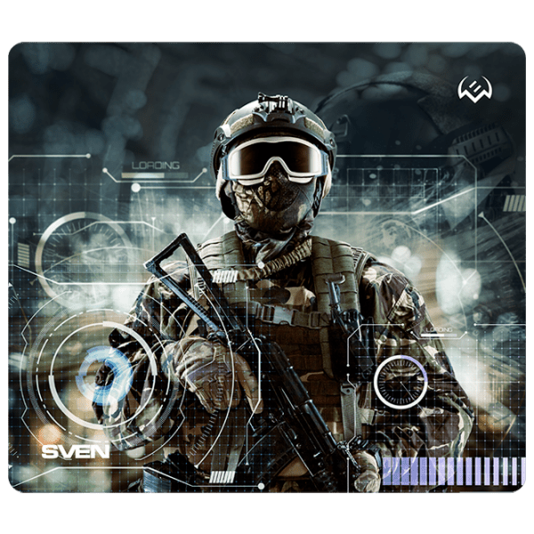 Covoraș pentru mouse Sven MP-G01S Soldier Print  photo 1