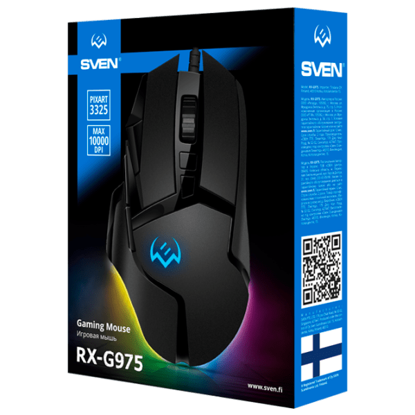 Mouse Sven RX-G975 Black Cu fir / 10000 dpi photo 9