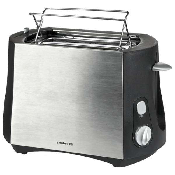 Toster Polaris PET0804A Inox 800 W, Numărul de grade de prăjire: 6 photo 1