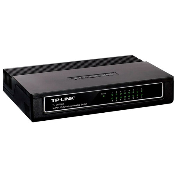 Switch TP-Link TL-SF1016D Black  photo 2