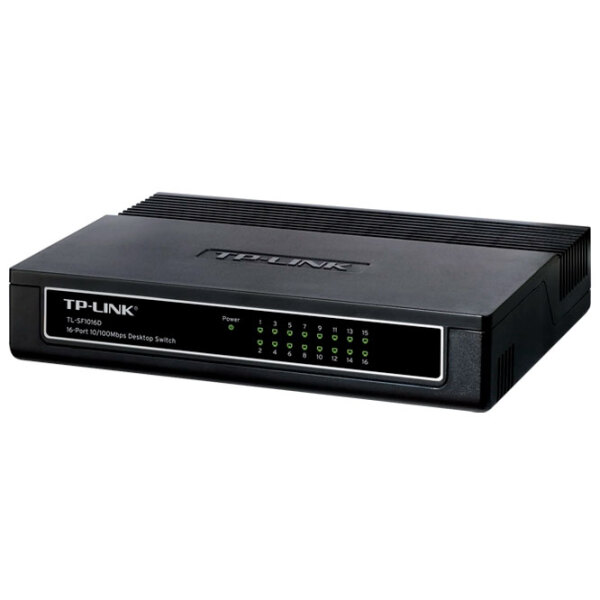 Switch TP-Link TL-SF1016D Black  photo 3