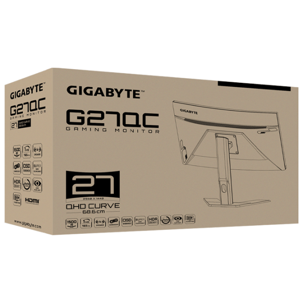 Монитор Gigabyte G27QC Черный 27" 2K VA photo 7