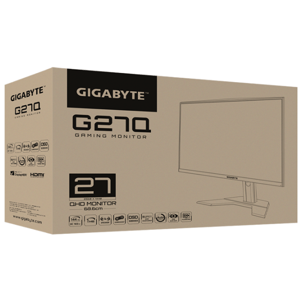 Монитор Gigabyte G27Q Черный 27" 2K IPS photo 7