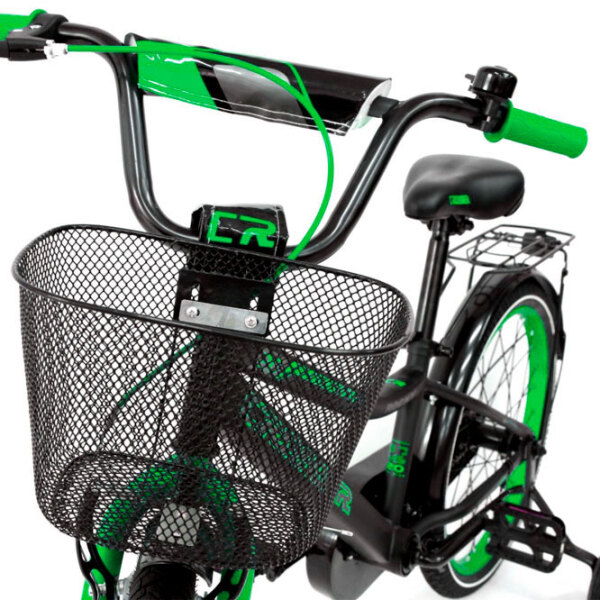 Bicicletă Crosser C13 16" Turquoise Black Oțel / Pentru copii photo 5