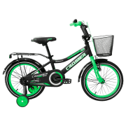 Bicicletă Crosser C13 16" Green Black Oțel / Pentru copii