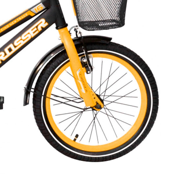 Bicicletă Crosser C13 16" Orange Black Oțel / Pentru copii photo 3