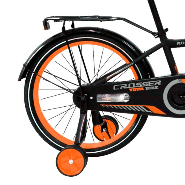 Bicicletă Crosser C13 20" Orange Black Oțel / Pentru copii photo 1