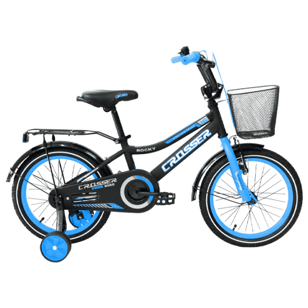 Bicicletă Crosser C13 16" Blue Black Oțel / Pentru copii photo 1