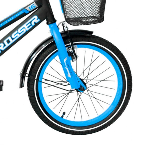 Bicicletă Crosser C13 16" Blue Black Oțel / Pentru copii photo 3