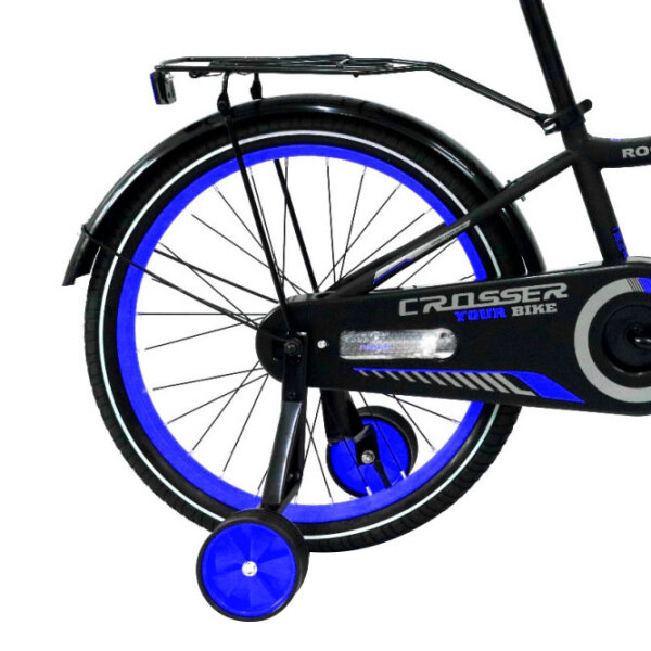 Bicicletă Crosser C13 20" Blue Black Oțel / Pentru copii photo 1
