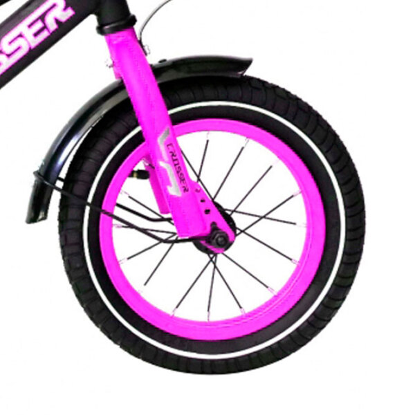 Bicicletă Crosser C13 12" Pink Oțel / Pentru copii photo 5