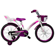 Bicicletă Crosser C3 16" Violet White Oțel / Pentru copii
