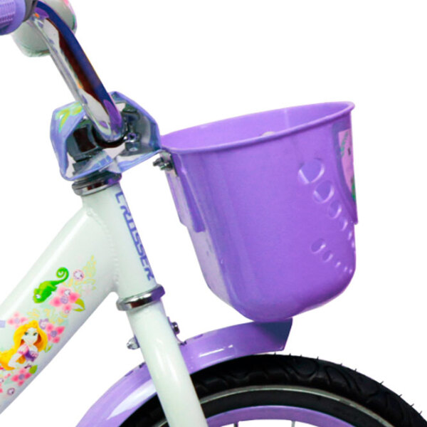 Bicicletă Crosser Girl-S 16" Violet White Oțel / Pentru copii photo 3