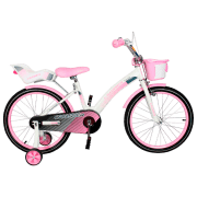 Bicicletă Crosser C3 20" Pink White Oțel / Pentru copii