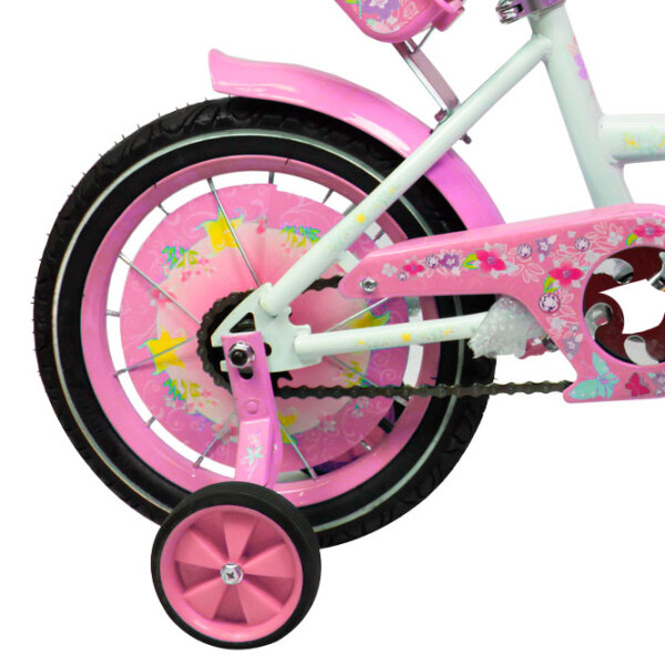 Bicicletă Crosser Girl-S 12" Pink White Oțel / Pentru copii photo 2