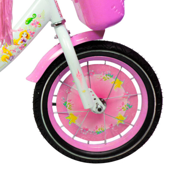 Bicicletă Crosser Girl-S 18" Pink White Oțel / Pentru copii photo 2