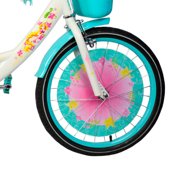 Bicicletă Crosser Girl-S 18" Turquoise White Oțel / Pentru copii photo 2