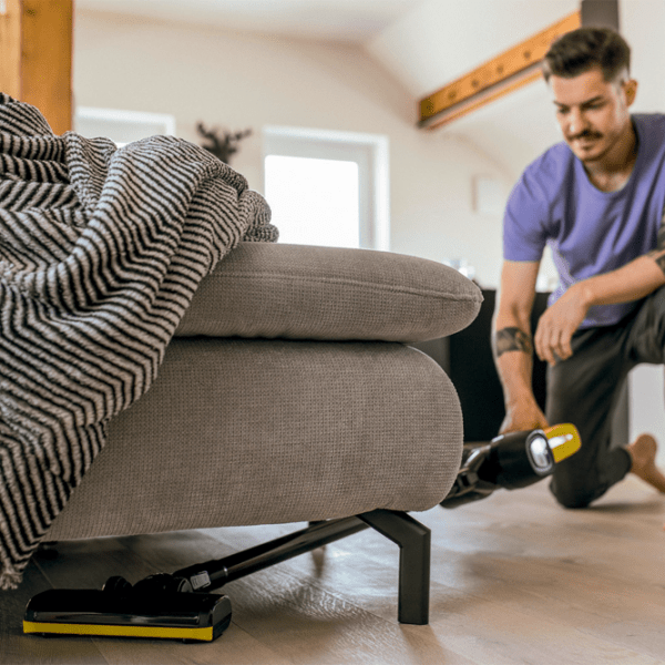 Aspirator vertical KARCHER VC 4 CL Cordless (1.198-620.0) Yellow 140 W | Uscată | Container | 0.65 l photo 4