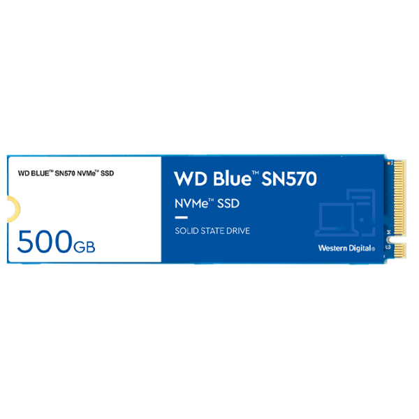 SSD Western Digital Blue SN570 M.2 500 ГБ Скорость чтения: 3500 MБ/ с,
Скорость записи: 2300 MБ/ с photo 1