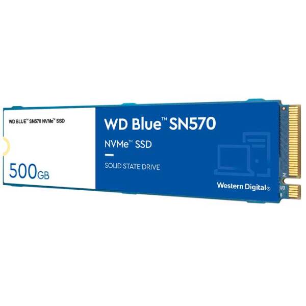 SSD Western Digital Blue SN570 M.2 500 ГБ Скорость чтения: 3500 MБ/ с,
Скорость записи: 2300 MБ/ с photo 3