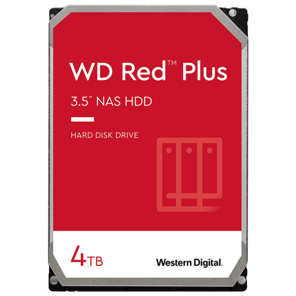 HDD Western Digital Red Plus 3.5'' 4 ТБ  photo 1