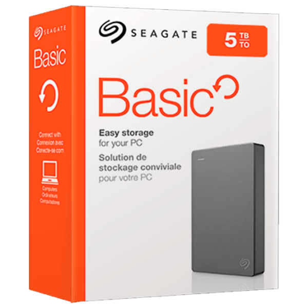 Unitate externă de stocare HDD Seagate Basic 5 TB Gray  photo 5