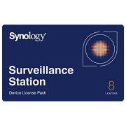 Пакет лицензий Synology Surveillance Station x 4 X86/X64 Карточка 8 Устройство, Карточка, Безлимитный