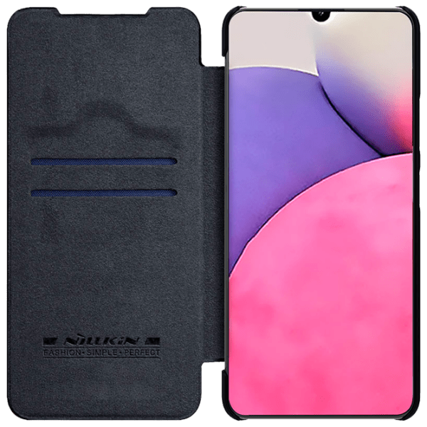 Husă pentru smartphone Samsung Galaxy A33 5G (QIN) Black Nillkin, Piele, Flip Cover photo 4