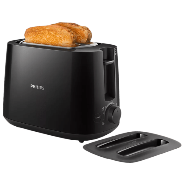 Тостер Philips HD2582/ 90 Черный 900 Вт, Количество степеней обжаривания: 8 photo 1
