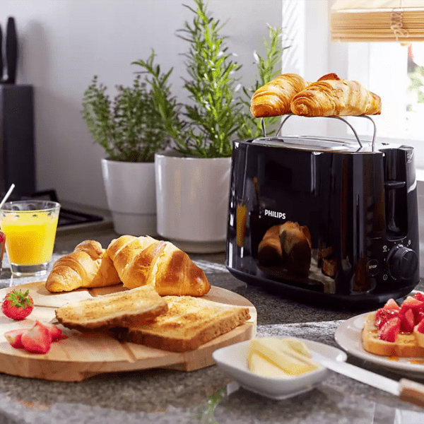 Тостер Philips HD2582/ 90 Черный 900 Вт, Количество степеней обжаривания: 8 photo 5