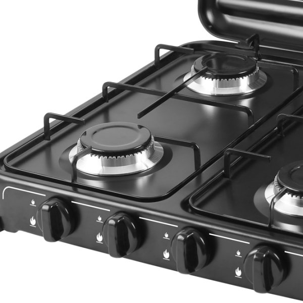 Brock GS2004BK Black Pe gaz, Oțel emailat photo 2