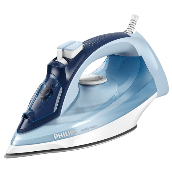 Fier de călcat Philips DST5030/20 Blue 2400 W, 45 g/min, 0.32 l, Metal photo 1