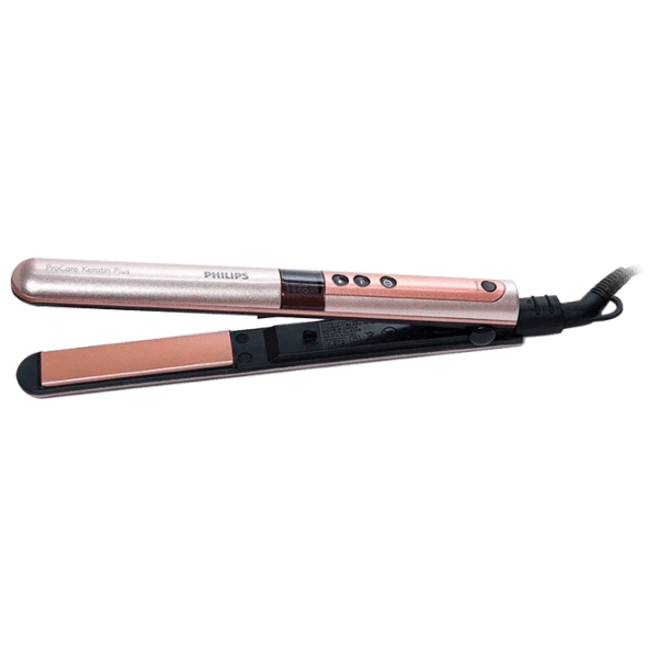 Placă de îndreptat părul Philips HP8371/00 Pink De îndreptat / Keratină / 230 °C photo 1