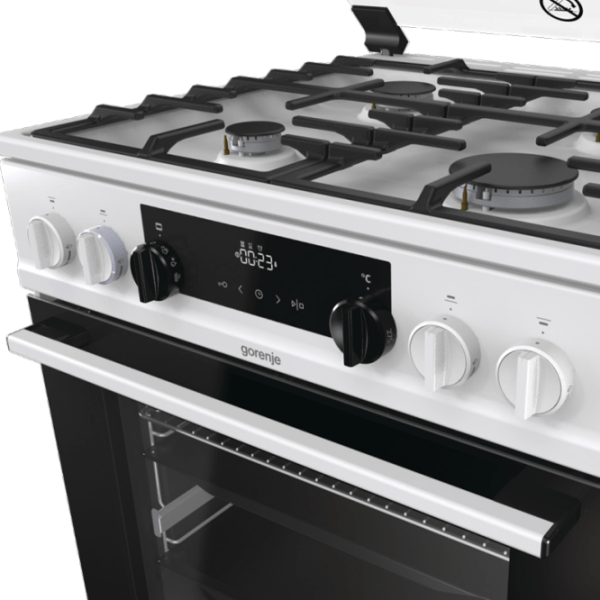 Плита Gorenje KS 6350 WF Белый Тип плиты: Газовая, 71 л, Тип духовки: Электрическая photo 5
