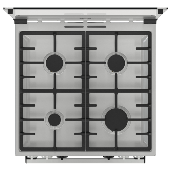 Aragaz Gorenje KS 6350 XF Inox Tipul plitei: Pe gaz, 71 l, Tipul cuptorului: Electric photo 3