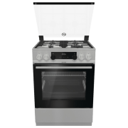Aragaz Gorenje KS 6350 XA Inox Tipul plitei: Pe gaz, 71 l, Tipul cuptorului: Electric