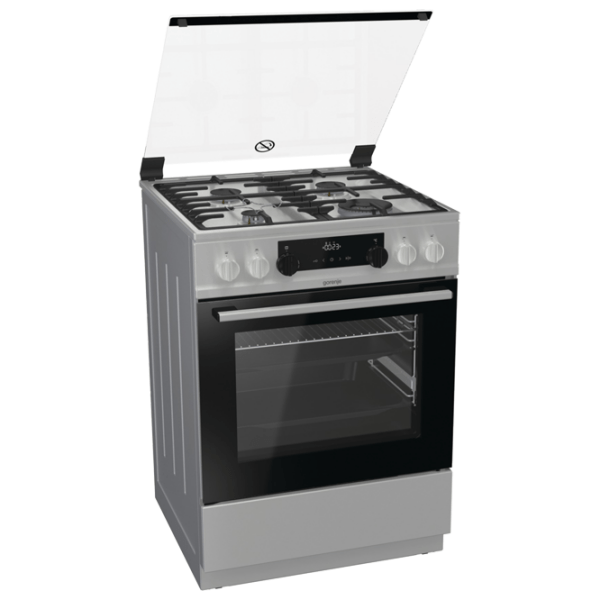 Aragaz Gorenje KS 6350 XA Inox Tipul plitei: Pe gaz, 71 l, Tipul cuptorului: Electric photo 2