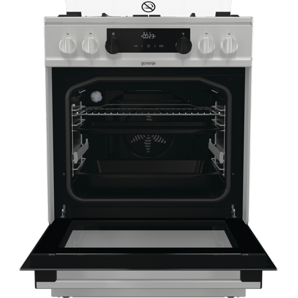 Aragaz Gorenje KS 6350 XA Inox Tipul plitei: Pe gaz, 71 l, Tipul cuptorului: Electric photo 4