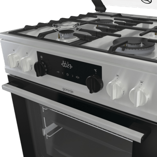 Aragaz Gorenje KS 6350 XA Inox Tipul plitei: Pe gaz, 71 l, Tipul cuptorului: Electric photo 5