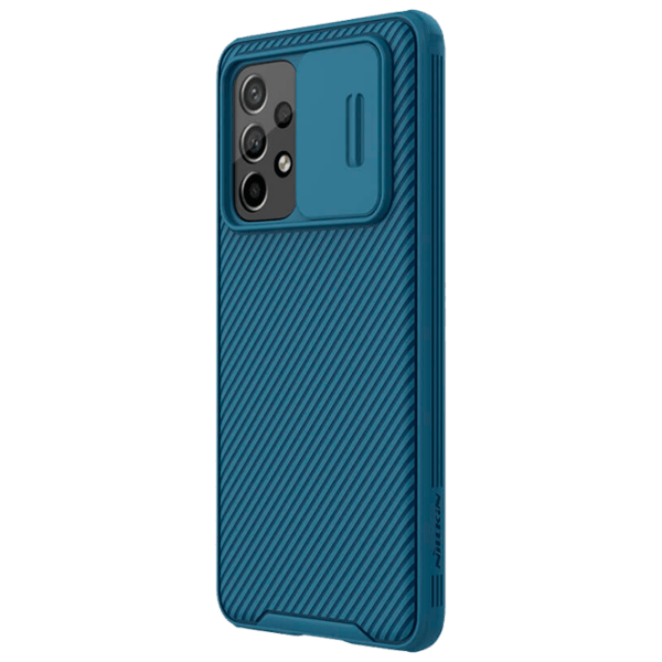 Husă pentru smartphone Samsung Galaxy A53 5G (CamShield Pro) Blue Nillkin, PC, Back photo 2