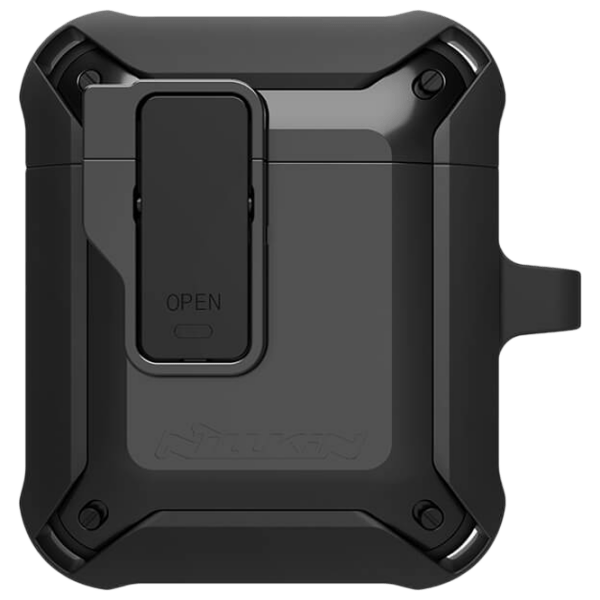 Чехол для наушников Apple AirPods 1/ 2 (Bounce Case) Черный Nillkin, PC/ TPU photo 1