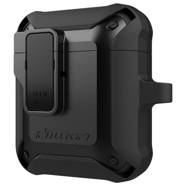 Чехол для наушников Apple AirPods 1/ 2 (Bounce Case) Черный Nillkin, PC/ TPU photo 3