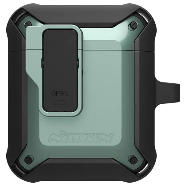 Чехол для наушников Apple AirPods 1/ 2 (Bounce Case) Зелёный Nillkin, PC/ TPU photo 1