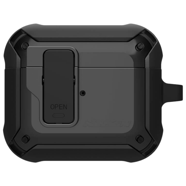 Husă pentru căști Apple AirPods 3 (Bounce Case) Black Nillkin, PC/ TPU photo 1