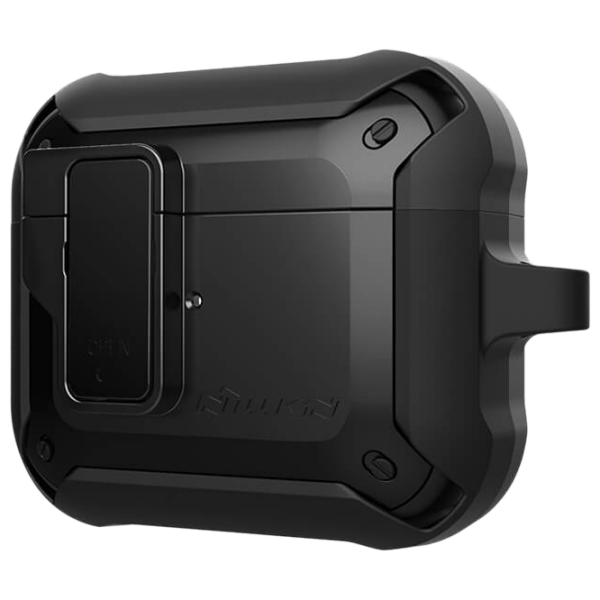 Husă pentru căști Apple AirPods 3 (Bounce Case) Black Nillkin, PC/ TPU photo 2