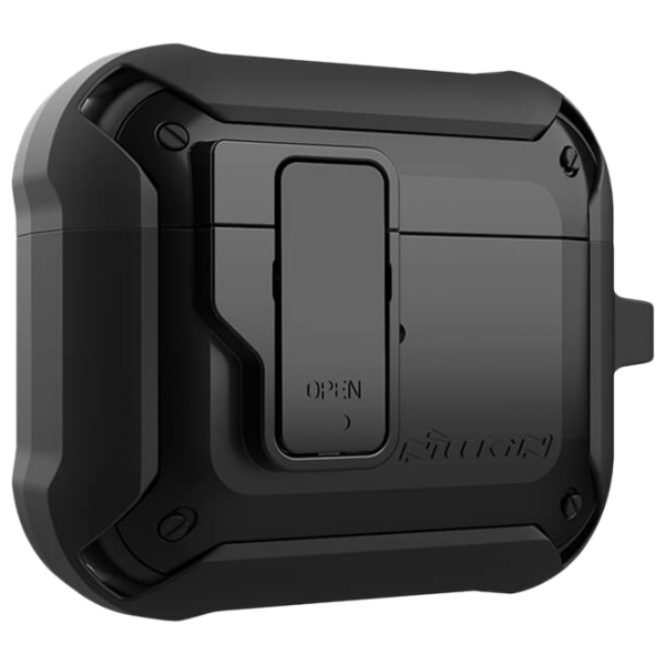Husă pentru căști Apple AirPods 3 (Bounce Case) Black Nillkin, PC/ TPU photo 3